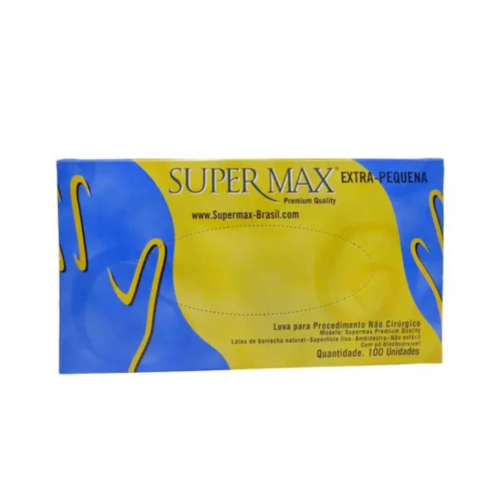 Luva Látex Procedimento – SUPERMAX
